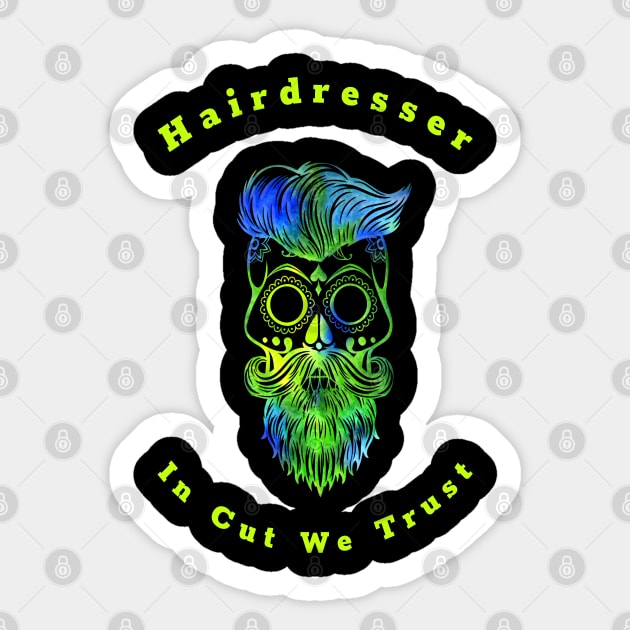 Hair Dresser Sticker by ShirtPirat